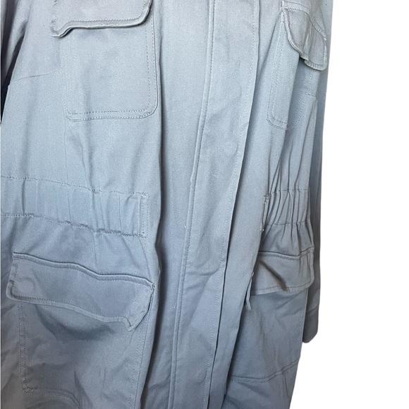 Torrid size 4X grey full zip snap closure jacket. - Picture 6 of 8